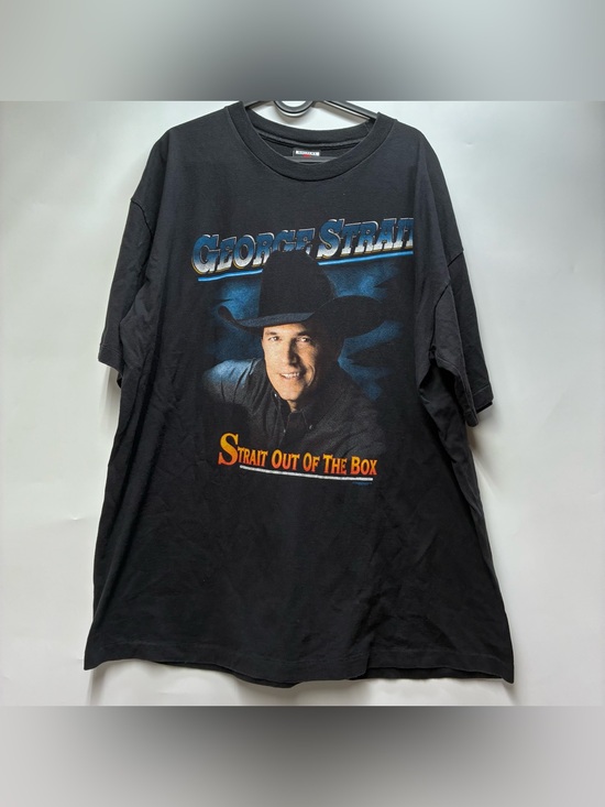 Vintage Other - Vintage 90s George Strait XXL Straight Out of the Box Concert Tour Tee T Shirt